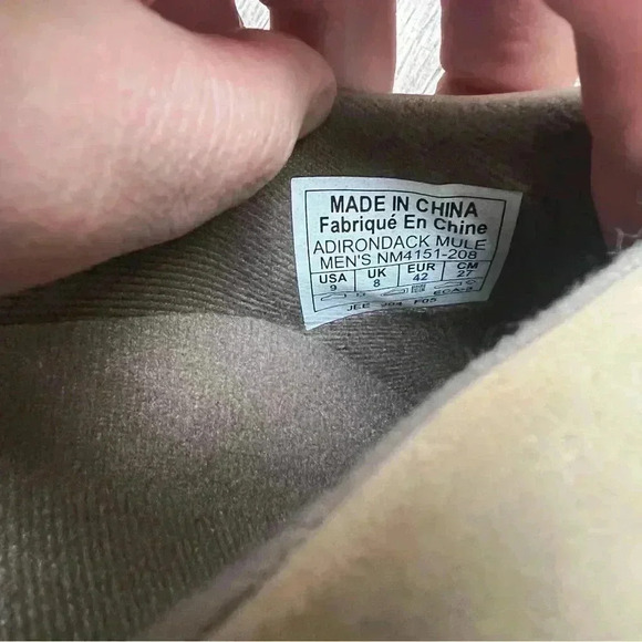 Sorel Adirondack Mule Men’s Slip On Size 9 Tan Leather Shoes NM4151-208 - Picture 9 of 16